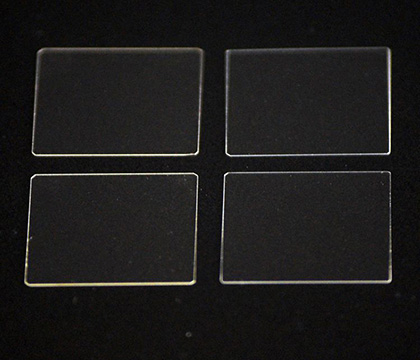 صفحه شیشه کوارتز با عبور بالا، اندازه های سفارشی، مقاوم در برابر دمای بالا، شفاف 1