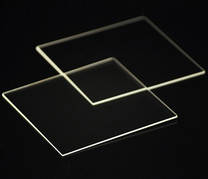 صفحه شیشه کوارتز با عبور بالا، اندازه های سفارشی، مقاوم در برابر دمای بالا، شفاف 2