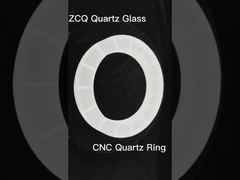 Cnc آزمایشگاهی فلنج کوارتز با دقت بالا مقاومت در برابر دمای بالا