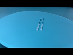 میله کوارتز با دقت بالا با مقاومت در برابر درجه حرارت بالا بریدگی CNC نیمه صیقلی نیمه ماسه بلاست