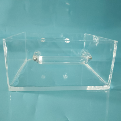 High Purity Square Thick Wall Quartz Container For High Temp Sintering Tank