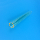 Yellow Transparent Quartz Tube Samarium Doped High Temperature Shock Resistance