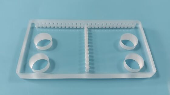 40 Array Optical Precision Bracket 60mm × 32mm × 5mm High Flatness Optical Mounting Base For Optical Sensor Arrays
