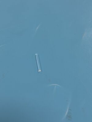 1.76×18.9 Capillary Solid Quartz Glass Rod High Precision High Purity Custom