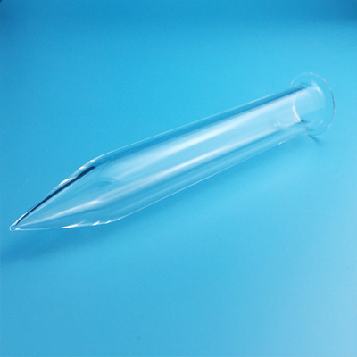 Conical Quartz Glass Test Tube Fused Silica Tube For Laboratory